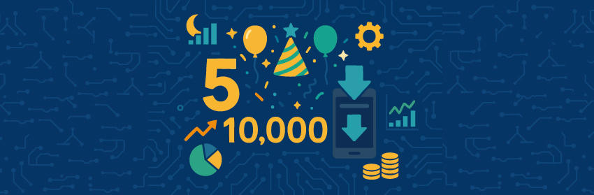 ¡5 años y 10.000 descargas!