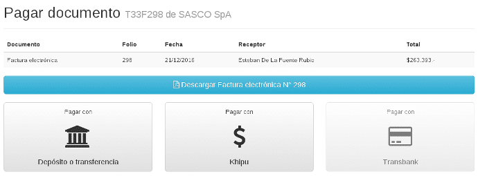 Módulo de pagos y cobros masivo