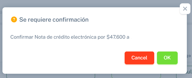 Confirmar emisión