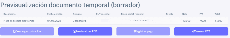 Previsualización NC