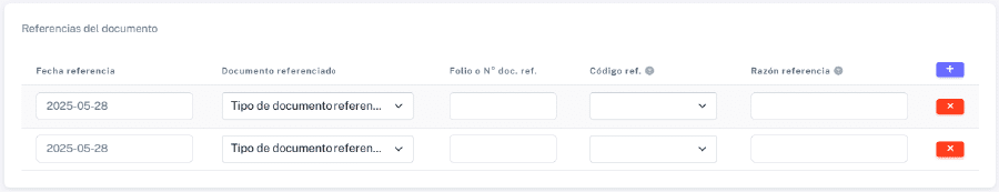 Referencias del documento