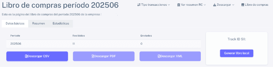 Libro de compra periodo