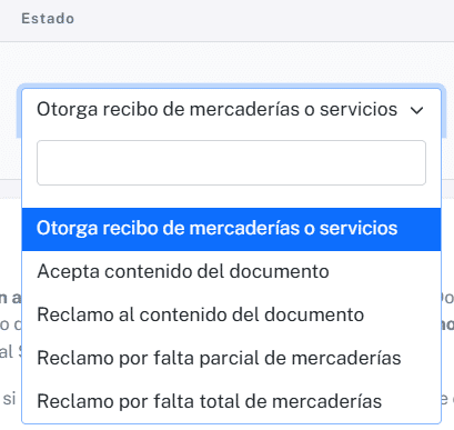 Estados del documento