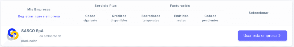 Captura de pantalla de la tabla de contribuyentes en el dashboard