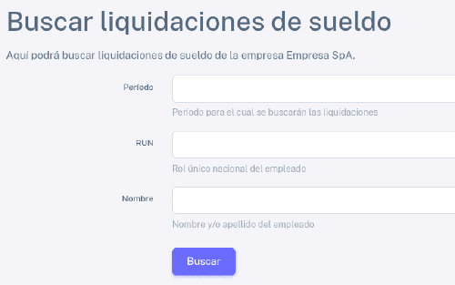 Buscar liquidaciones