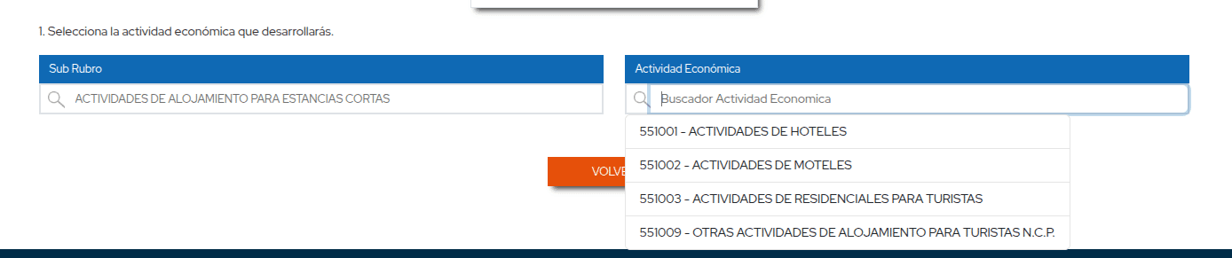 Selecciona las actividades que realizarás 2