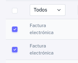 Seleccionar documentos rechazados