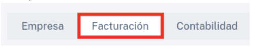Facturación