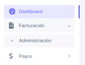 Opción de administración